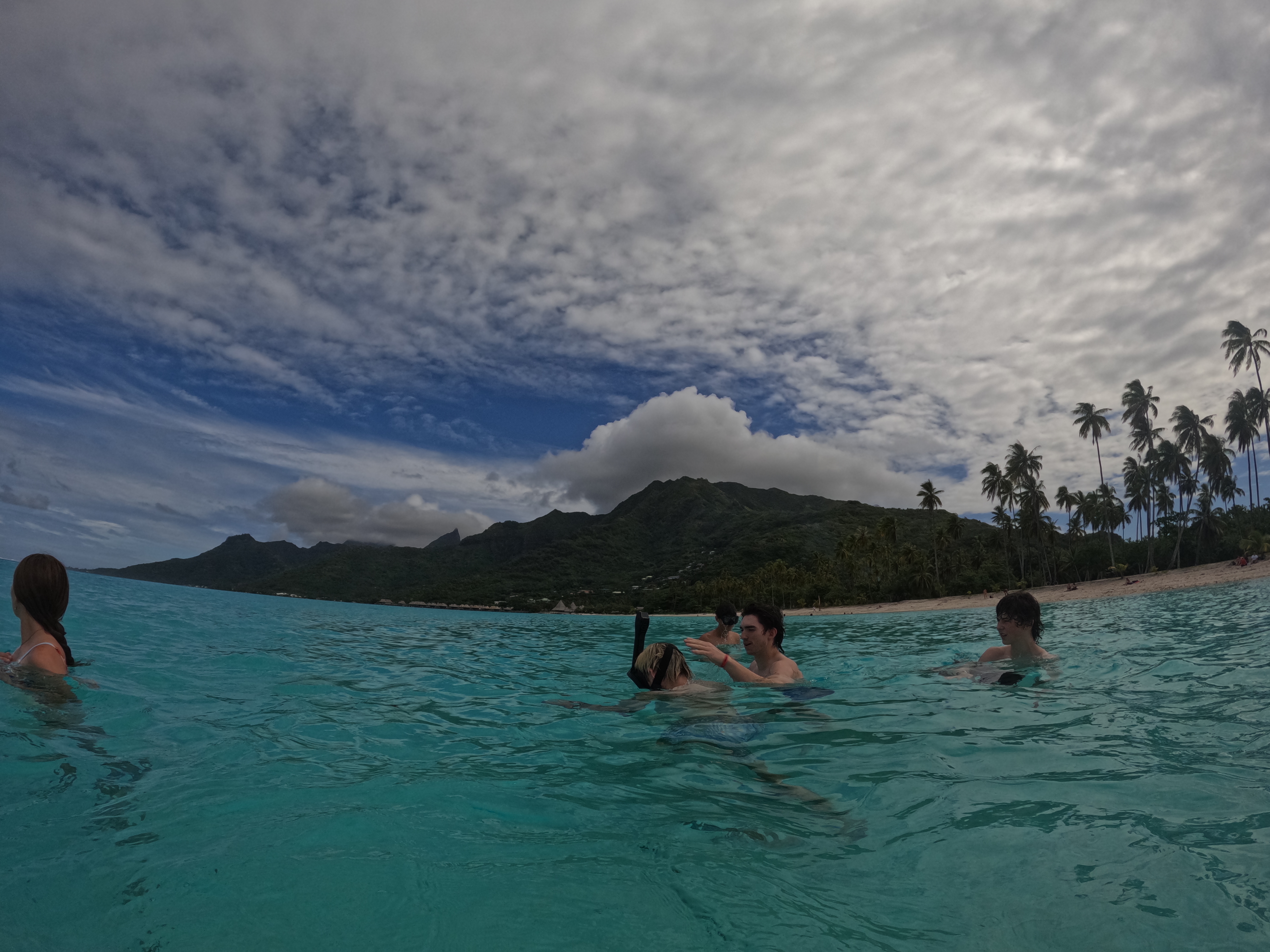 2022 Tahiti Taravao HXP - Day 3 (Devotional, Moorea Jeep Safari, Magic Mountain Overlook, Jam Tasting, Belvedere Lookout, Marae-o-Mahine, Touching Sacred Eels, Fresh Pineapple & Coconut, Making Headbands, Beach Games, Tahitian Dance & Fire Show)